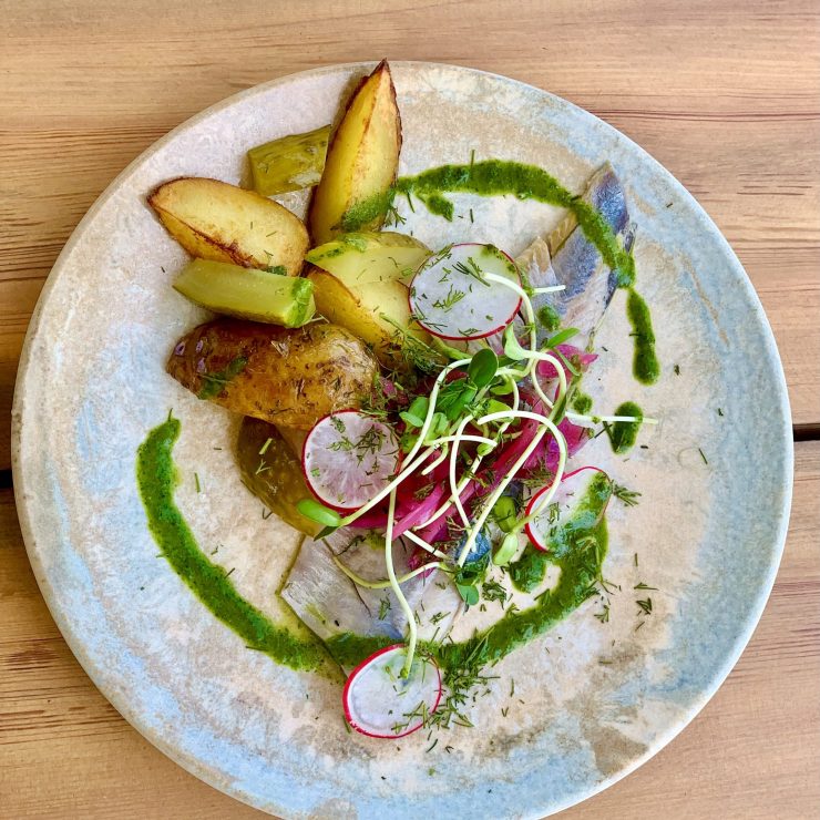 Fish menu family restaurant